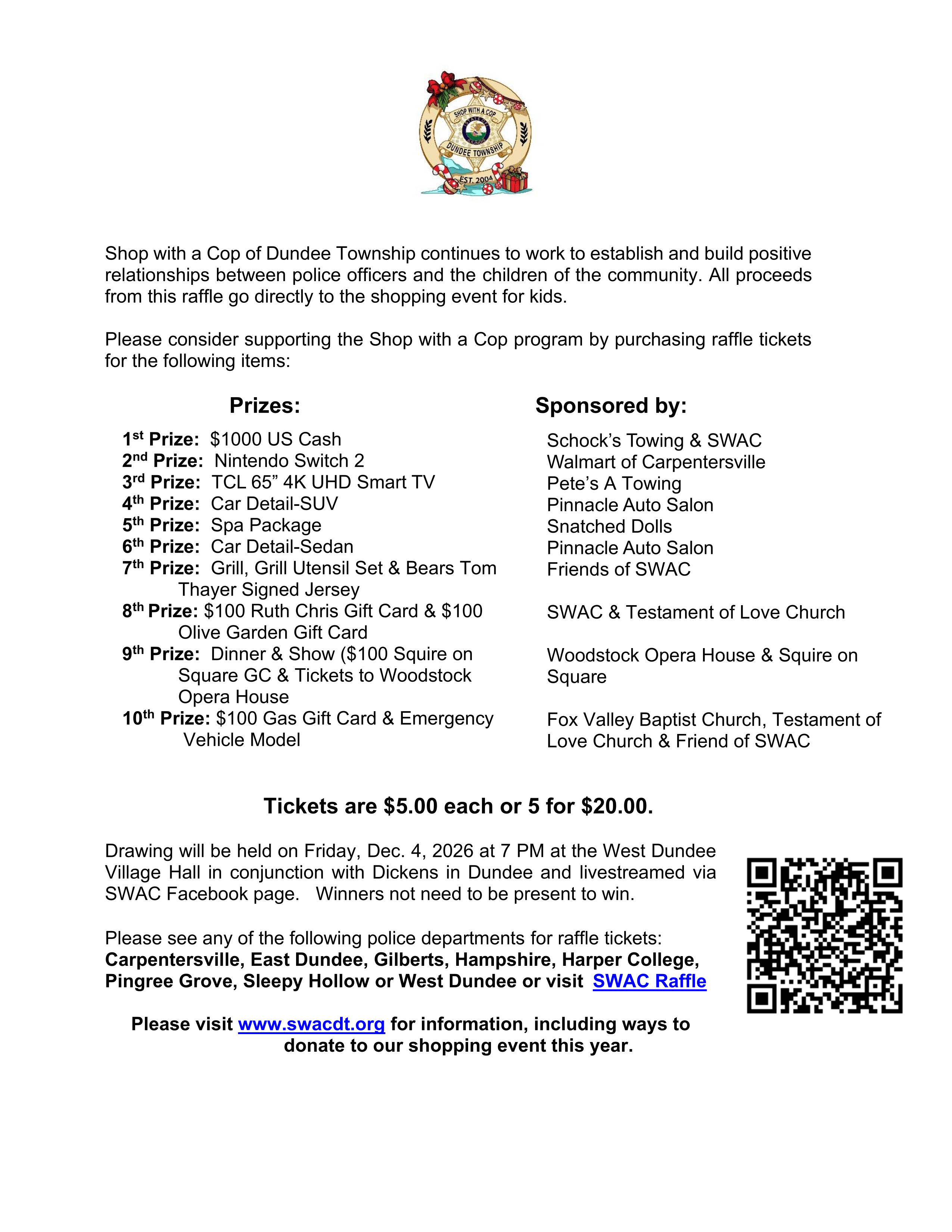 Holiday Raffle